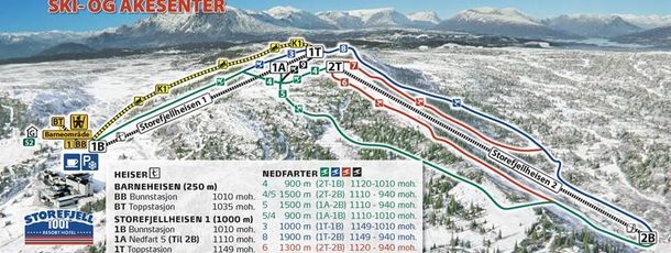 Information about the ski resort Gol Storefjell