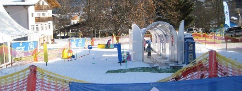 Übungsgelände am star jet 1 in Flachau