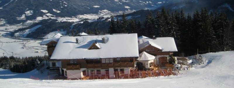 Bergrestaurant unterhalb des Achterjet in Flachau