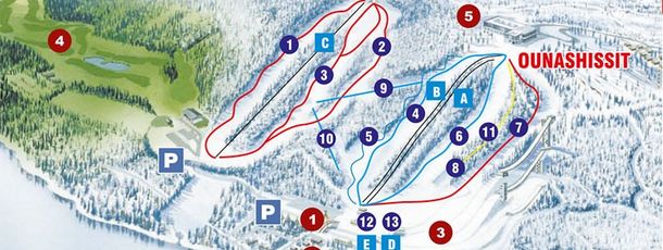 Information about the ski resort Ounasvaara