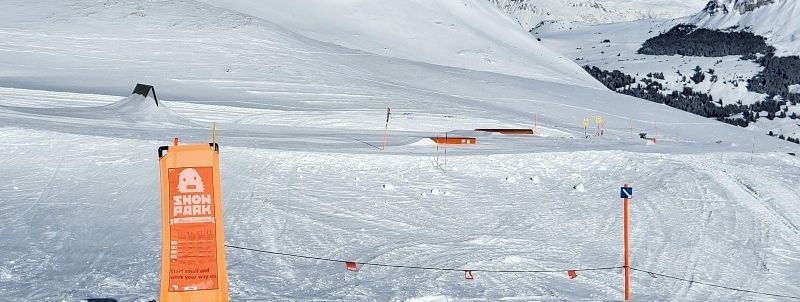The Stätzertäli area in Lenzerheide is the gateway to one of the four snow parks.