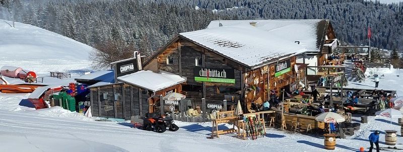You’ll also find après-ski vibes at the Chilihütta in Lenzerheide.