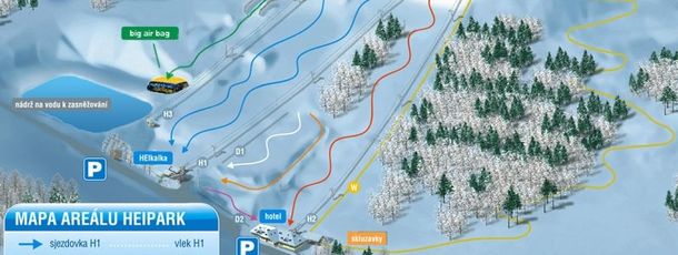 Information about the ski resort HEI park Tosovice