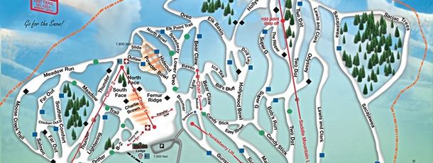 Information about the ski resort Lost Trail Powder Mountain