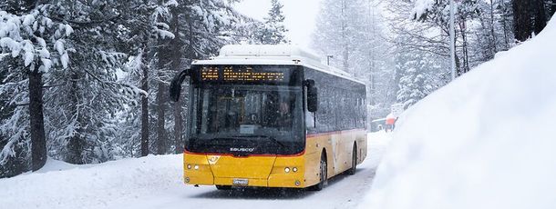 E-Bus Saastal zum Alpin Express