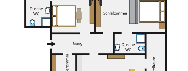 App. Bergblick Grundriss