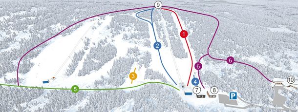 Detaillierte Infos zum Skiurlaub im Skigebiet Hetta Hiihtomaa