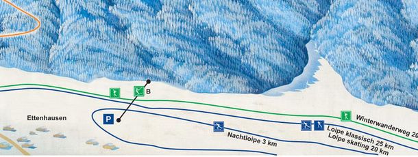 Trail map Schleching