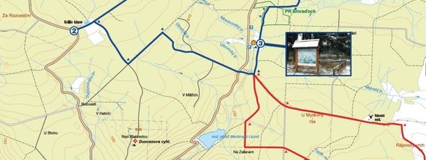 Loipenplan Mariánské Lázně (Marienbad)