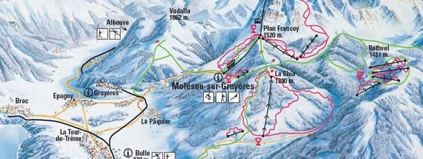 Information about the ski resort Bulle La Chia