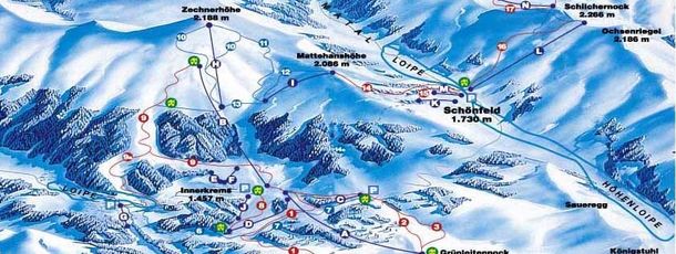 Detaillierte Infos zum Langlauf und den Loipen im Langlaufgebiet Innerkrems - Schönfeld - Gmünd (Lieser- und Maltatal)