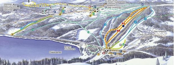 Detaillierte Infos zum Skiurlaub im Skigebiet Gålå