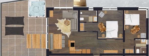 Ferienwohnungen Falkenstein Hinterglemm