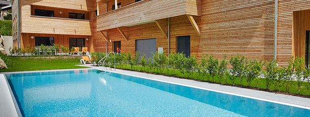 Sommerpool im Appart Gastauer