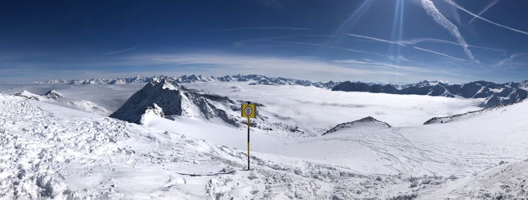 Thanks to the high altitude Sölden is very snow sure.