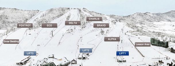 Information about the ski resort Alpensia