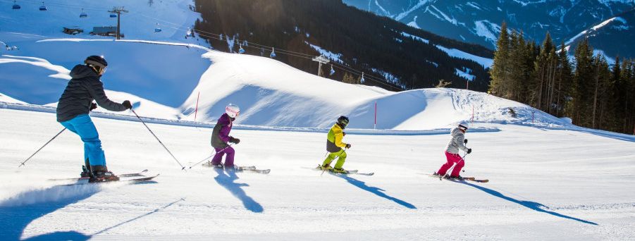 140 blau markierte Pistenkilometer garantieren Anfängern grenzenlosen Skispaß