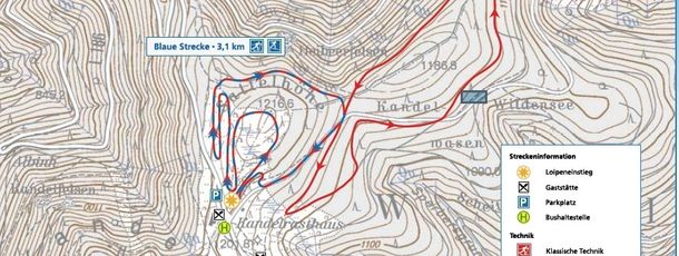 Detaillierte Infos zum Langlauf und den Loipen im Langlaufgebiet Kandel