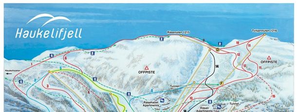 Information about the ski resort Haukelifjell