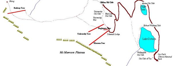 Pistenplan Mt Mawson