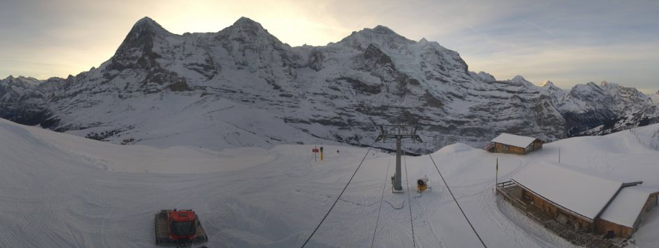 Am Wochenende startet die Lauberhorn-Bahn an der Kleinen Scheidegg im Skigebiet Grindelwald-Wengen.