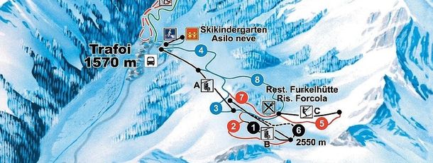 Information about the ski resort Trafoi
