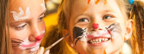 Kinder im Gletscherblick