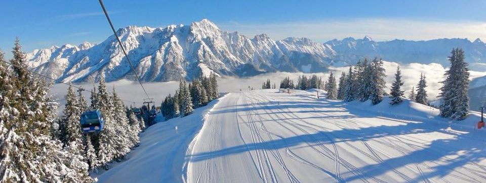Selbst am Ostermontag, 2. April, herrschten im Skicircus noch tief winterliche Bedingungen.