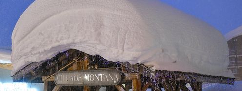 Meterweise Schnee in Val Thorens.