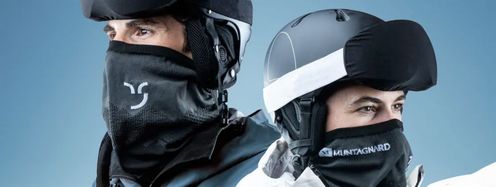 Ein erster Designentwurf des Maskenschals von Muntagnard, der im Auftrag des Kantons Graubünden entwickelt wird.