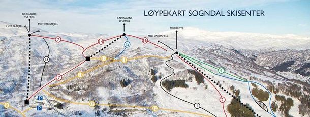 Information about the ski resort Hodlekve