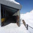 Ski Tunnel at the summit Rothorn