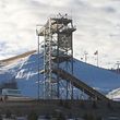 Panoramic view of the Winsport Canada Olympic Park (COP) resort.