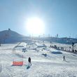 At a glance: terrain park, beginners' area, and the slopes.