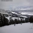 View down into the valley from Thunder Quad Chair.