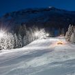 The ski centre at night