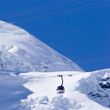 Bergbahn im Schweizer Skigebiet Saas Fee