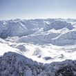 Traumhafter Panoramablick auf die Pisten in Warth-Schröcken.