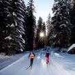 Cross country skiing in the Haslital
