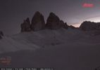 Webcam mit dem Standort: Dreizinnenhütte Südtirol: Blick auf die 3 Zinnen