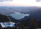 Webcam mit dem Standort: Blick vom Herzogstand zum Kochelsee und ins Oberland