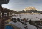 Webcam mit dem Standort: Hotel Post Lermoos: Zugspitze