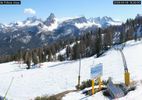Webcam located at: Cortina d'Ampezzo: World Cup slope from Rifugio Duca d'Aosta