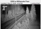 Webcam located at: Road Condition Cam at Willamette Pass