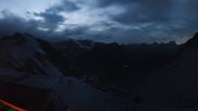 Archived webcam image showing Schwarze Schneid Gondola Rettenbach Glacier on 25 Aug 2026 at 02:57
