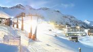 Archived webcam image showing Panoramic view Hochsölden on 26 Feb 2026 at 02:05