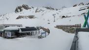 Archiviertes Webcam Bild: Sölden: Tiefenbachgletscher Talstation und Parkplatz am 12.04.2026 um 10:39 Uhr