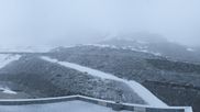 Archiviertes Webcam Bild: Sölden Rettenbachgletscher: Weltcuptribüne und Talstation am 10.06.2026 um 06:12 Uhr