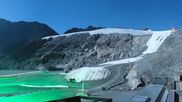 Archiviertes Webcam Bild: Sölden Rettenbachgletscher: Weltcuptribüne und Talstation am 01.10.2026 um 00:27 Uhr
