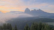 Archived webcam image showing Top Station Alpe di Siusi on 18 Sep 2026 at 07:05